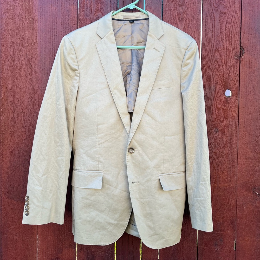 Jcrew Ludlow deconstructed khaki blazer